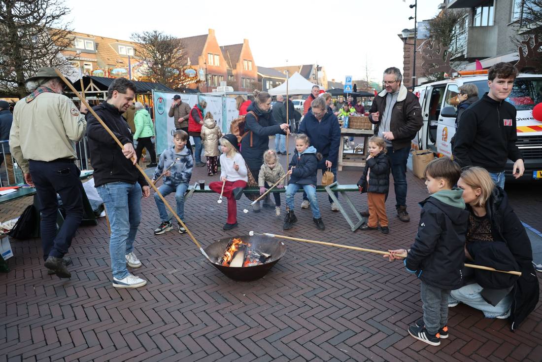 Kerstkramen tijdens het Winter Event