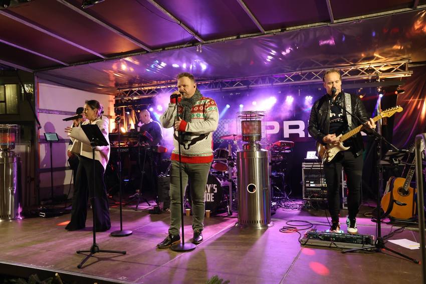 Live muziek op het podium